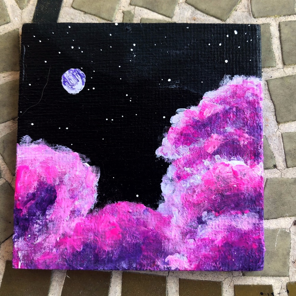 purple sky magnet